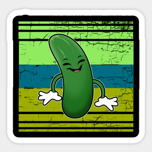 Colourful Zucchini Sticker